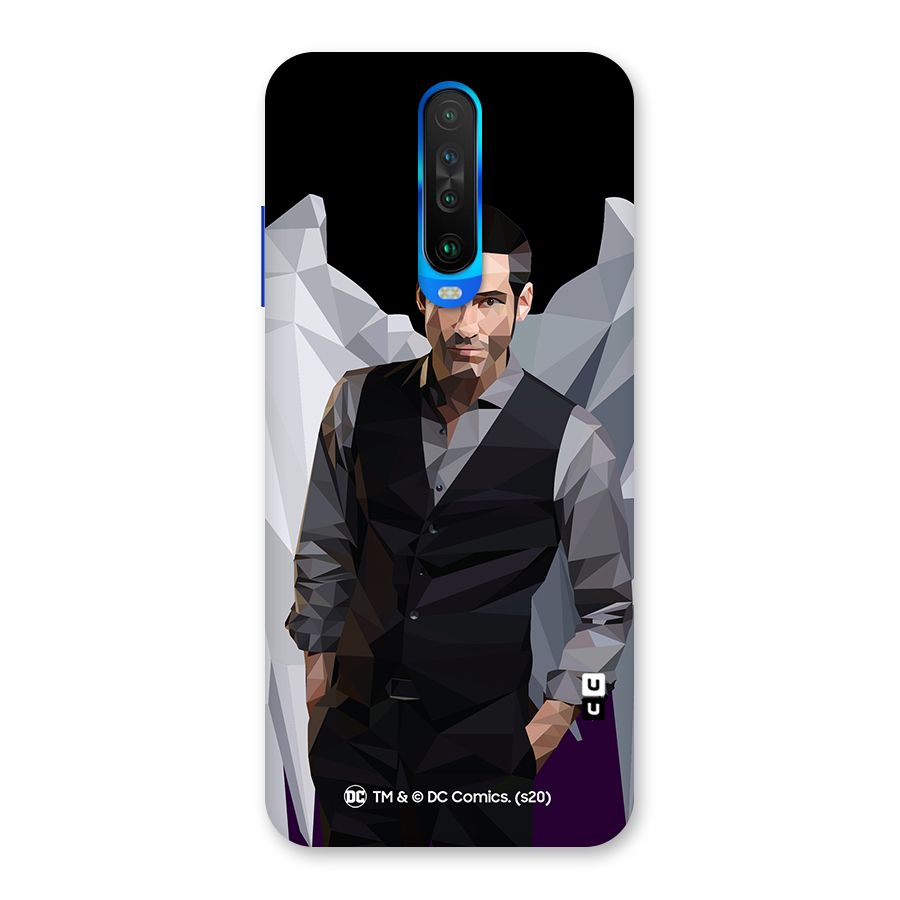 Lucifer Morningstar Art Abstract Back Case for Poco X2