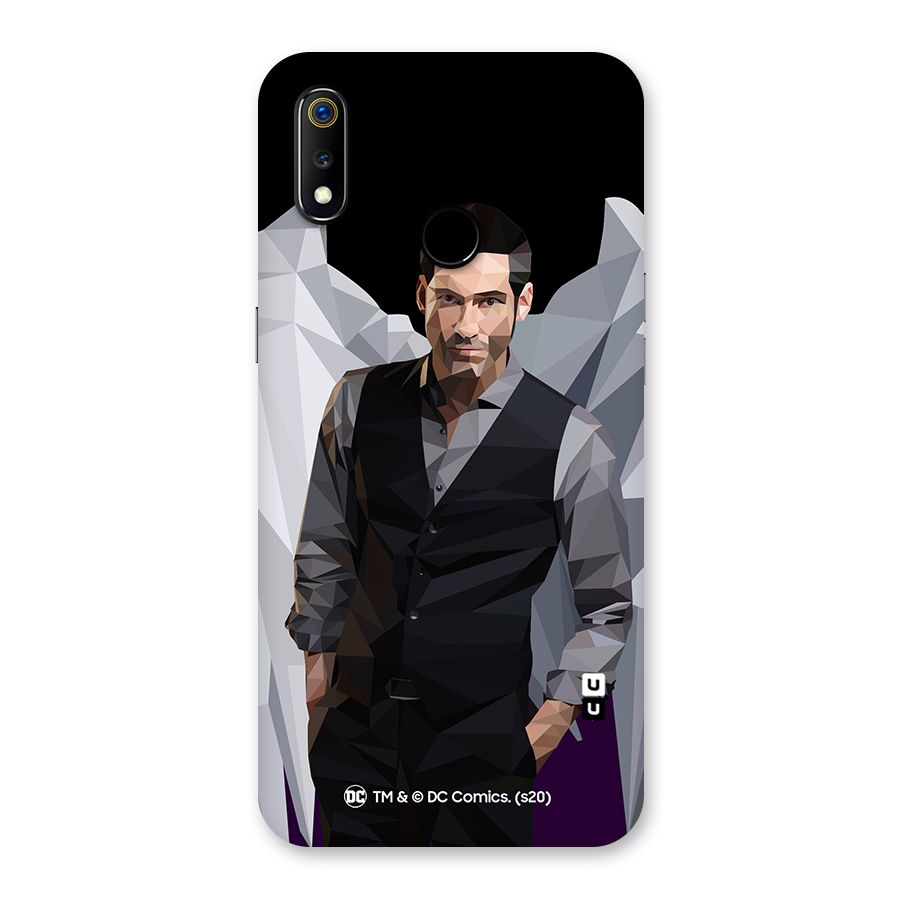 Lucifer Morningstar Art Abstract Back Case for Realme 3