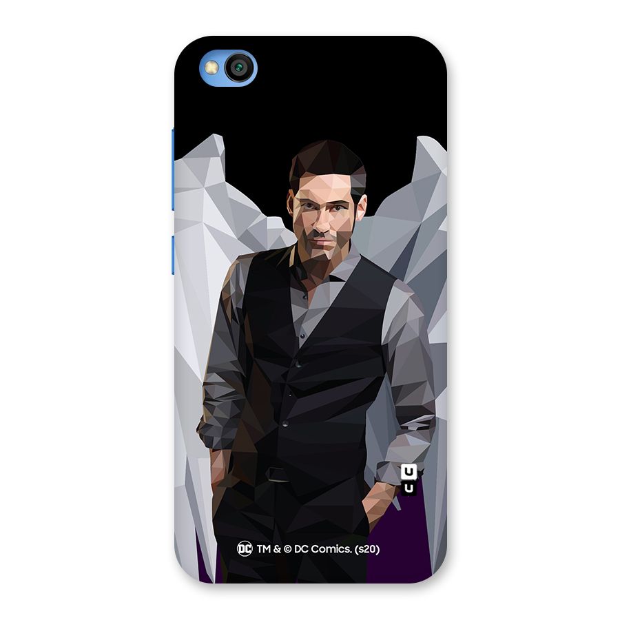 Lucifer Morningstar Art Abstract Back Case for Redmi Go