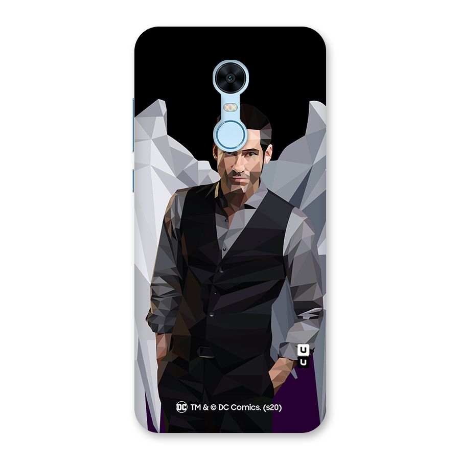 Lucifer Morningstar Art Abstract Back Case for Redmi Note 5
