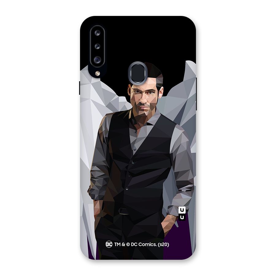 Lucifer Morningstar Art Abstract Back Case for Samsung Galaxy A20s