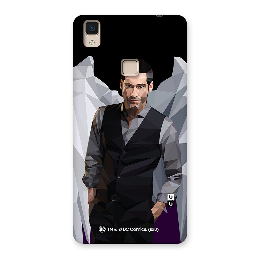 Lucifer Morningstar Art Abstract Back Case for V3 Max