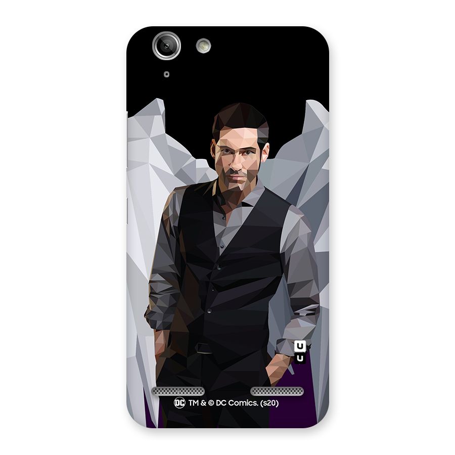 Lucifer Morningstar Art Abstract Back Case for Vibe K5