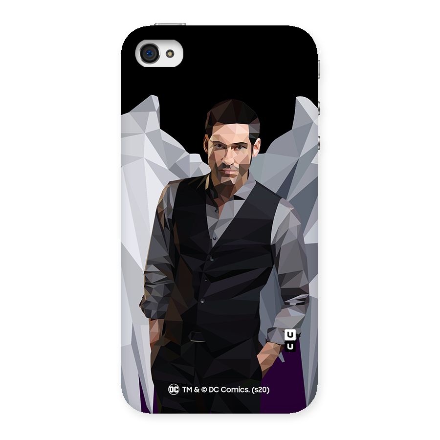 Lucifer Morningstar Art Abstract Back Case for iPhone 4 4s