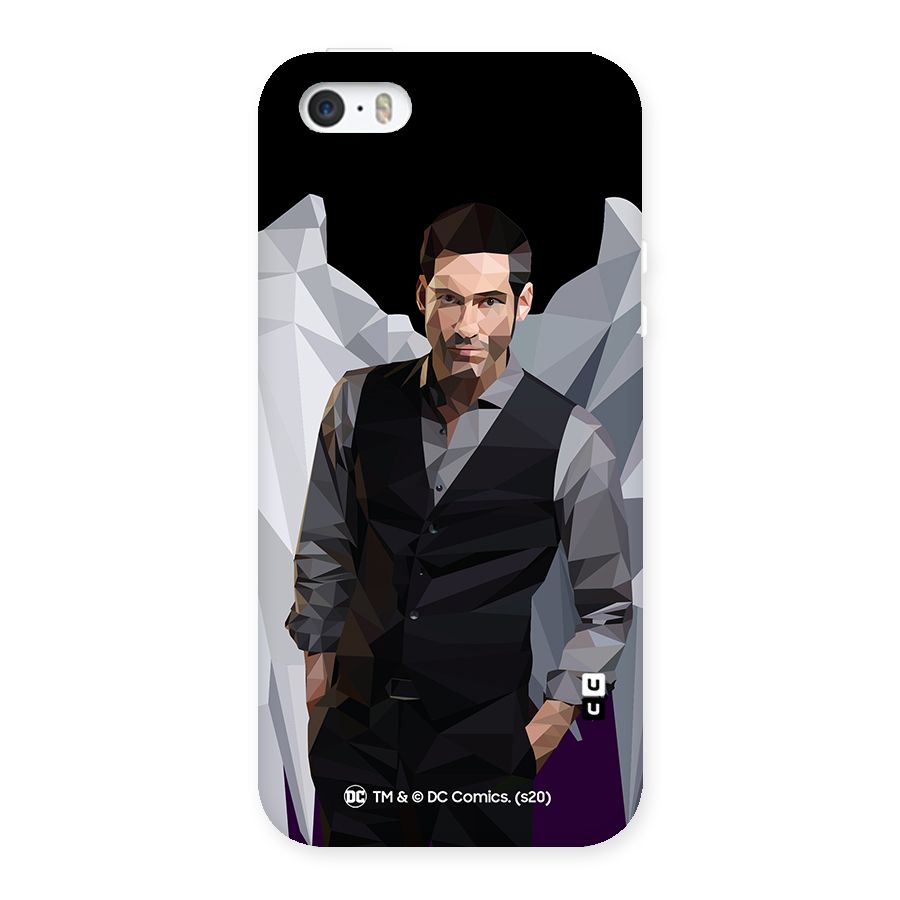 Lucifer Morningstar Art Abstract Back Case for iPhone 5 5S