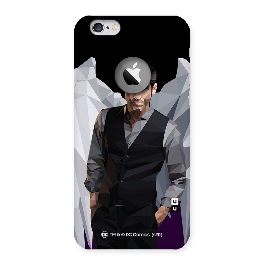 Lucifer Morningstar Art Abstract Back Case for iPhone 6 Logo Cut