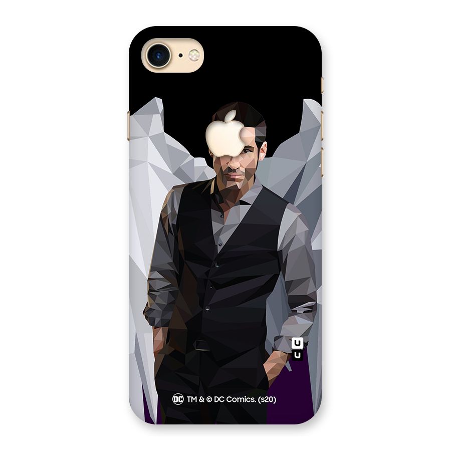 Lucifer Morningstar Art Abstract Back Case for iPhone 7 Apple Cut