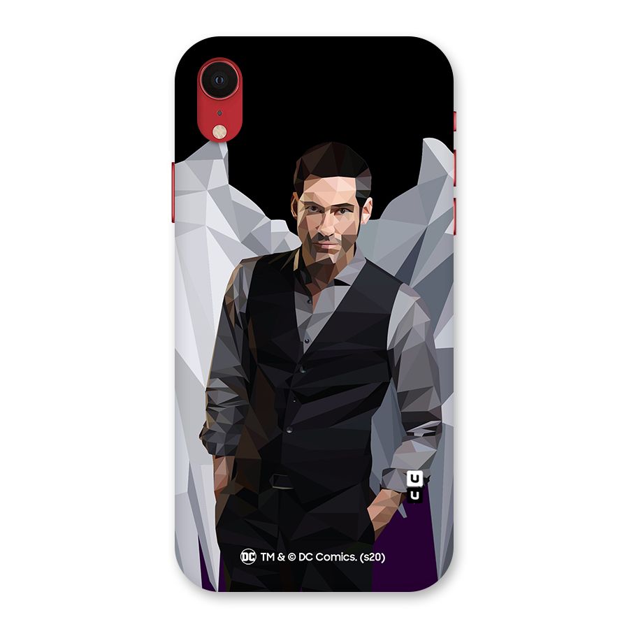 Lucifer Morningstar Art Abstract Back Case for iPhone XR