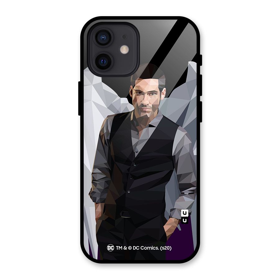 Lucifer Morningstar Art Abstract Glass Back Case for iPhone 12