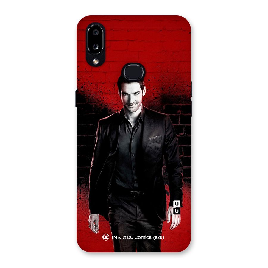 Lucifer Morningstar Wings Shadow Back Case for Galaxy A10s