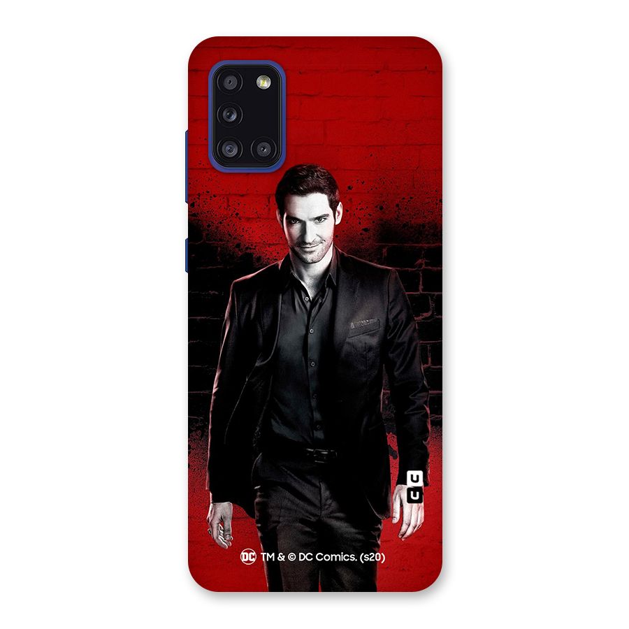 Lucifer Morningstar Wings Shadow Back Case for Galaxy A31