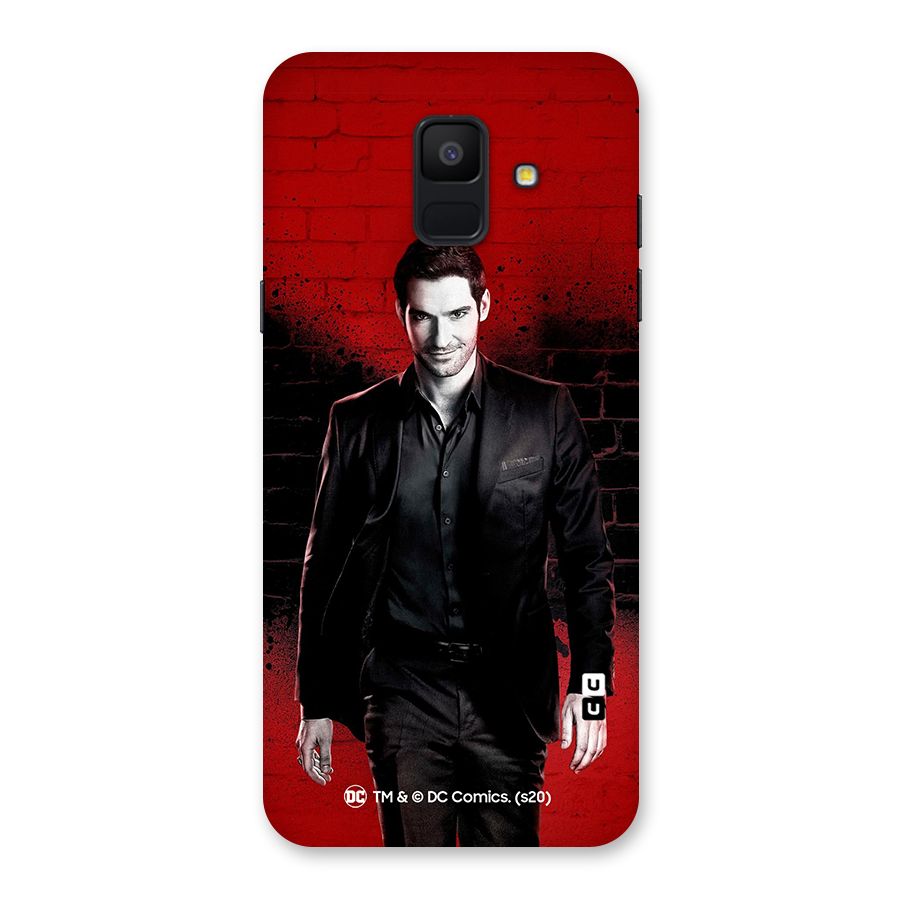 Lucifer Morningstar Wings Shadow Back Case for Galaxy A6 (2018)