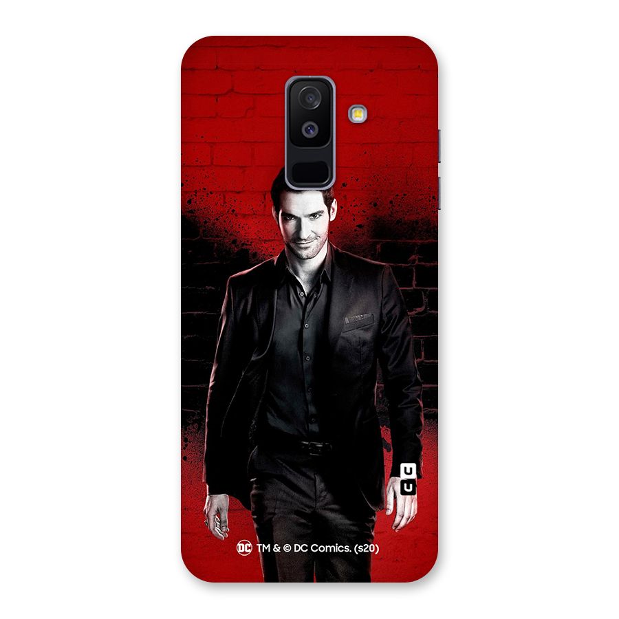 Lucifer Morningstar Wings Shadow Back Case for Galaxy A6 Plus
