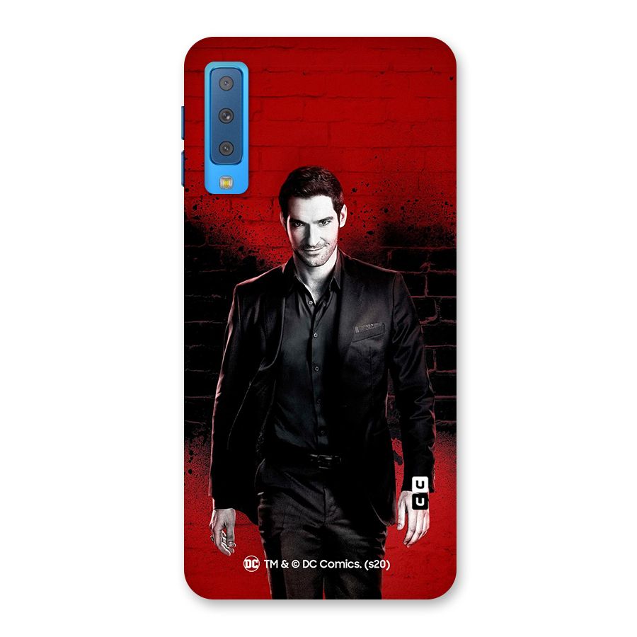 Lucifer Morningstar Wings Shadow Back Case for Galaxy A7 (2018)