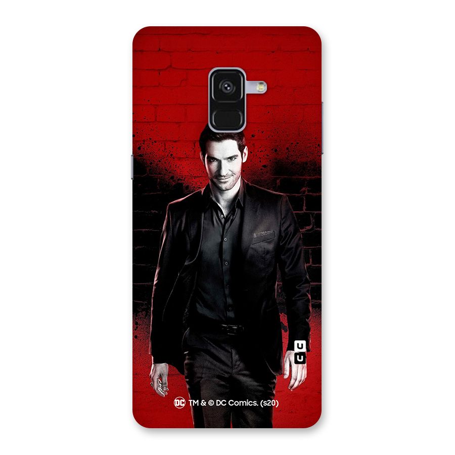 Lucifer Morningstar Wings Shadow Back Case for Galaxy A8 Plus
