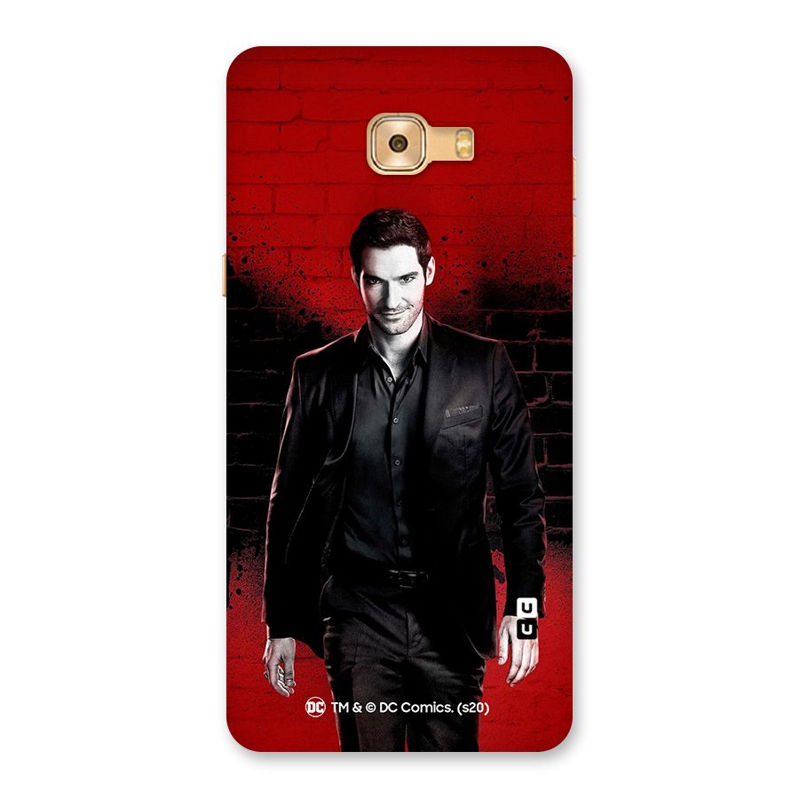 Lucifer Morningstar Wings Shadow Back Case for Galaxy C9 Pro