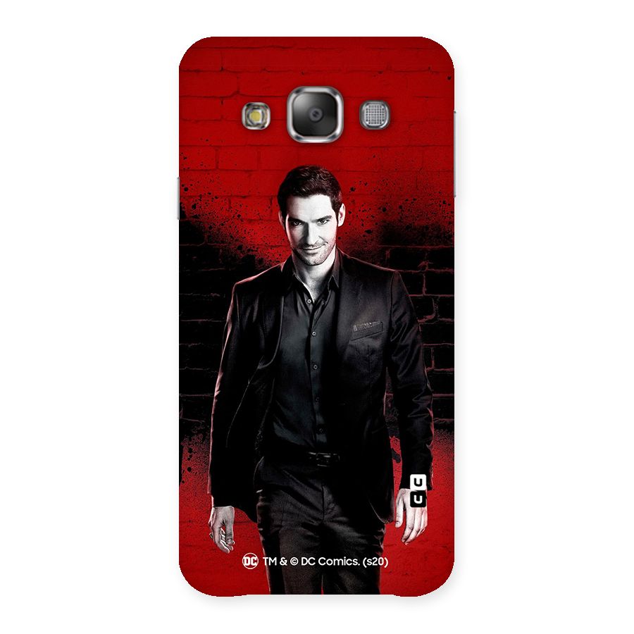 Lucifer Morningstar Wings Shadow Back Case for Galaxy E7