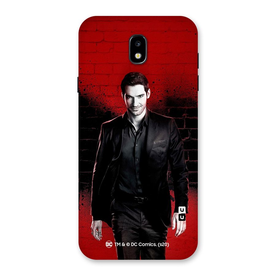 Lucifer Morningstar Wings Shadow Back Case for Galaxy J7 Pro