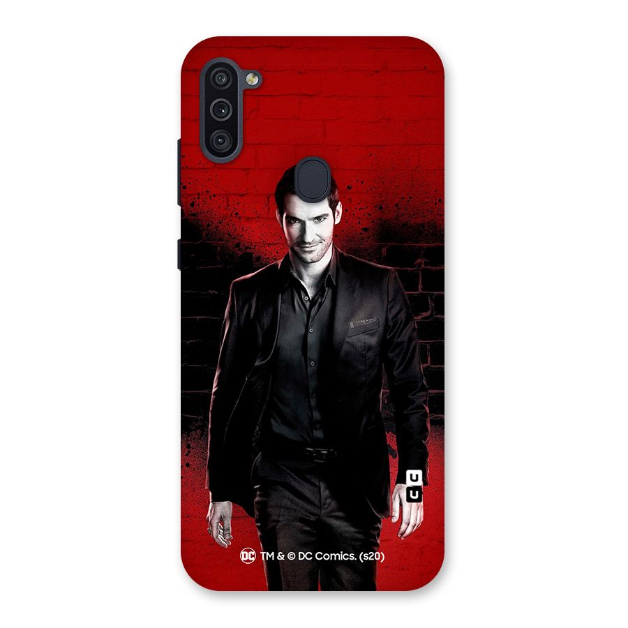Lucifer Morningstar Wings Shadow Back Case for Galaxy M11