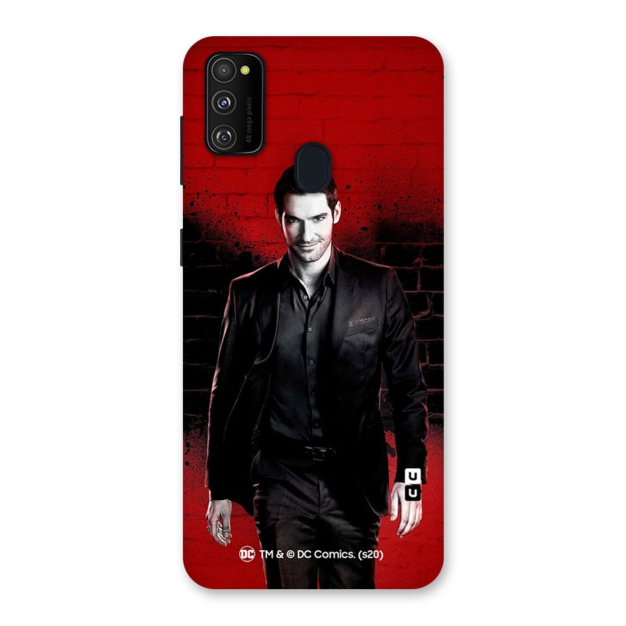 Lucifer Morningstar Wings Shadow Back Case for Galaxy M30s