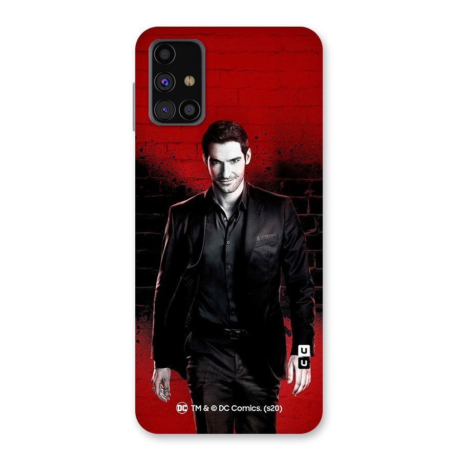 Lucifer Morningstar Wings Shadow Back Case for Galaxy M31s