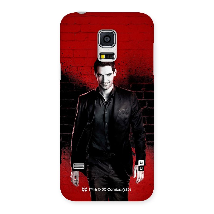 Lucifer Morningstar Wings Shadow Back Case for Galaxy S5 Mini