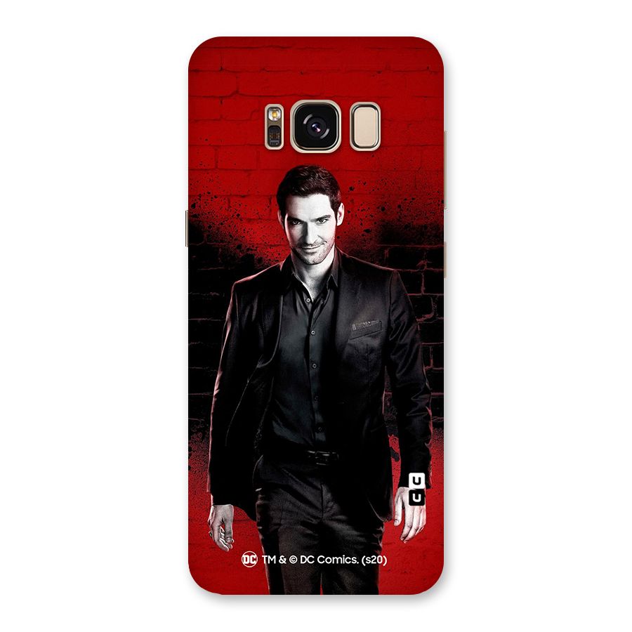 Lucifer Morningstar Wings Shadow Back Case for Galaxy S8
