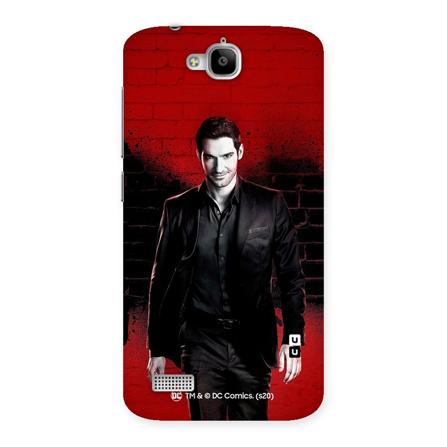 Lucifer Morningstar Wings Shadow Back Case for Honor Holly