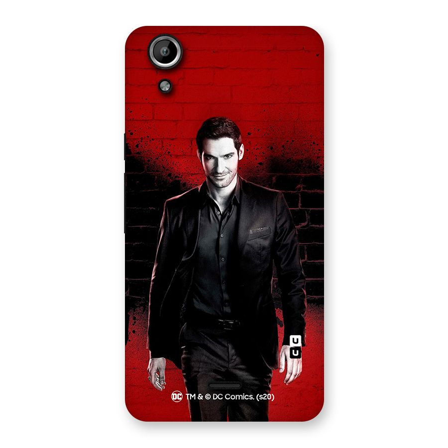 Lucifer Morningstar Wings Shadow Back Case for Micromax Canvas Selfie Lens Q345