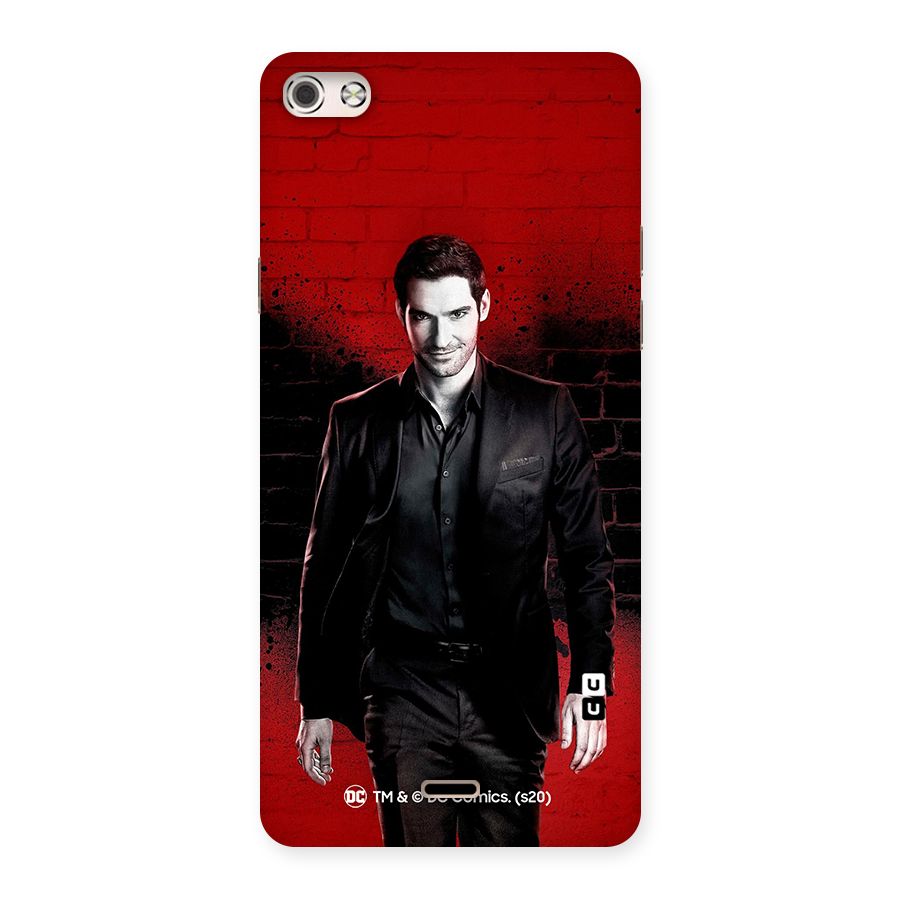 Lucifer Morningstar Wings Shadow Back Case for Micromax Canvas Silver 5