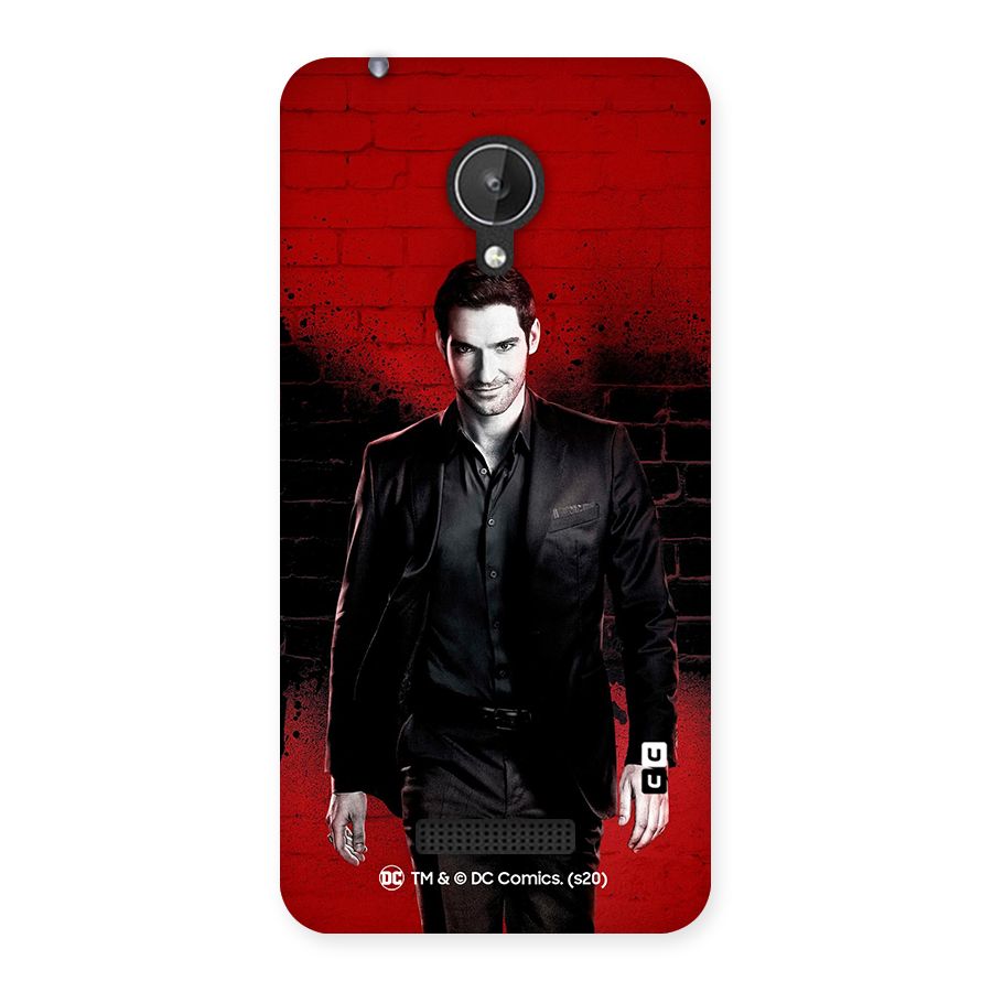 Lucifer Morningstar Wings Shadow Back Case for Micromax Canvas Spark Q380