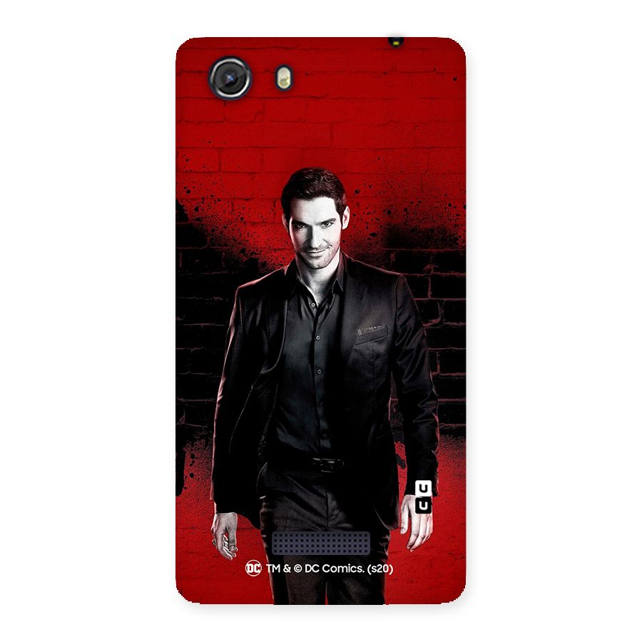 Lucifer Morningstar Wings Shadow Back Case for Micromax Unite 3
