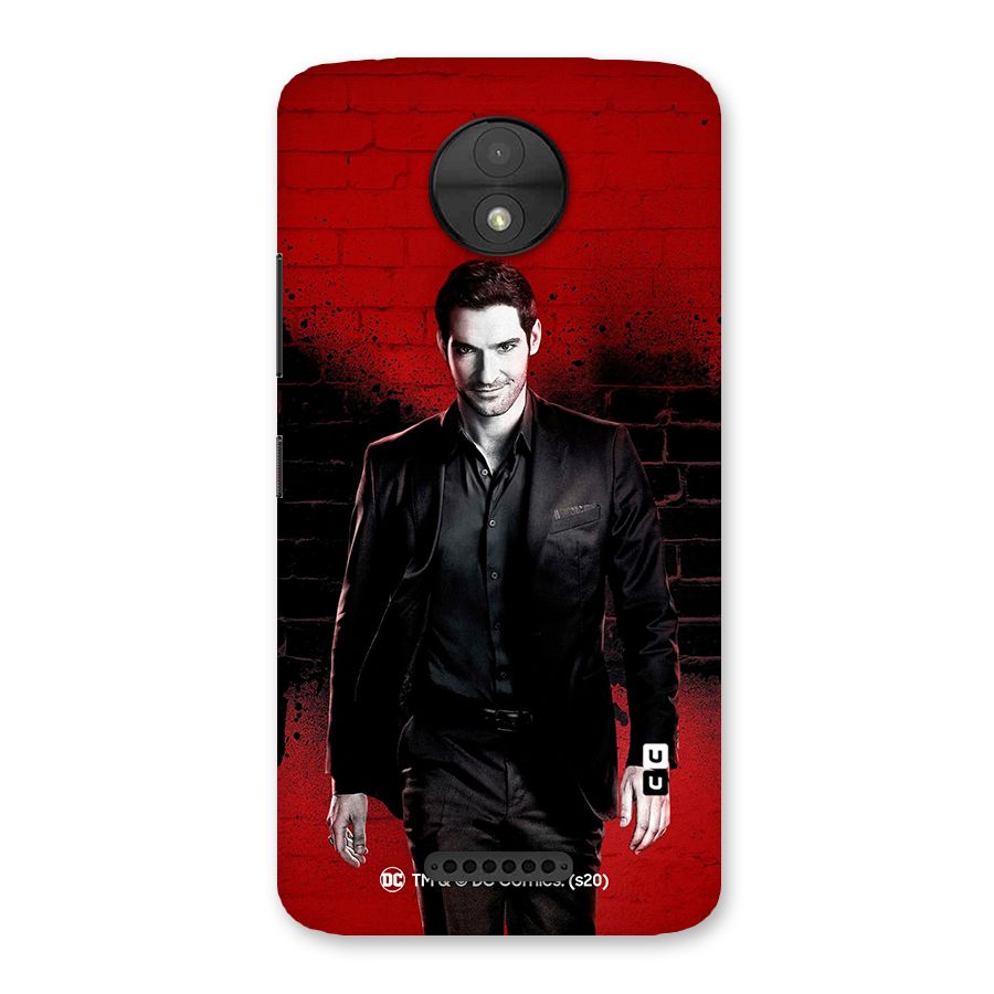 Lucifer Morningstar Wings Shadow Back Case for Moto C