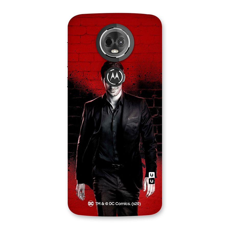 Lucifer Morningstar Wings Shadow Back Case for Moto E5 Plus