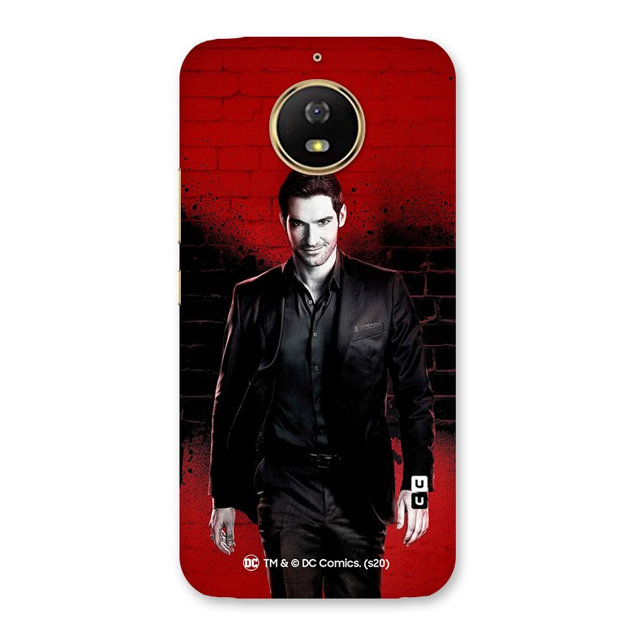 Lucifer Morningstar Wings Shadow Back Case for Moto G5s