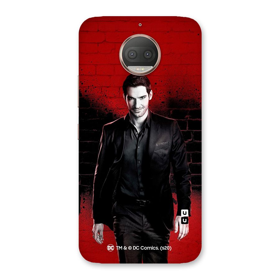Lucifer Morningstar Wings Shadow Back Case for Moto G5s Plus
