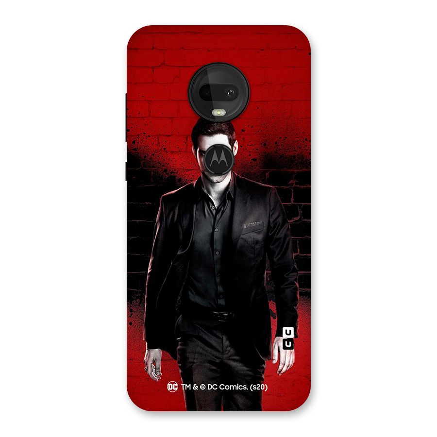 Lucifer Morningstar Wings Shadow Back Case for Moto G7