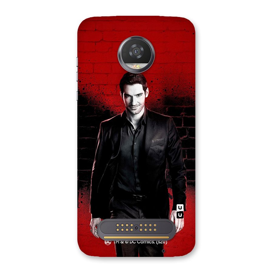 Lucifer Morningstar Wings Shadow Back Case for Moto Z2 Play