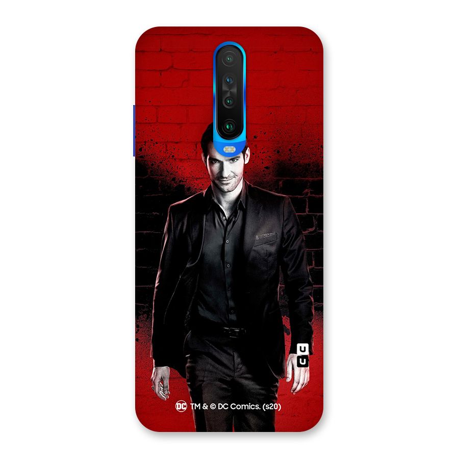 Lucifer Morningstar Wings Shadow Back Case for Poco X2