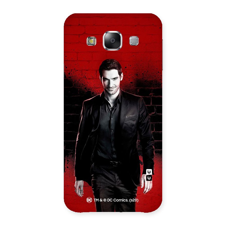 Lucifer Morningstar Wings Shadow Back Case for Samsung Galaxy E5