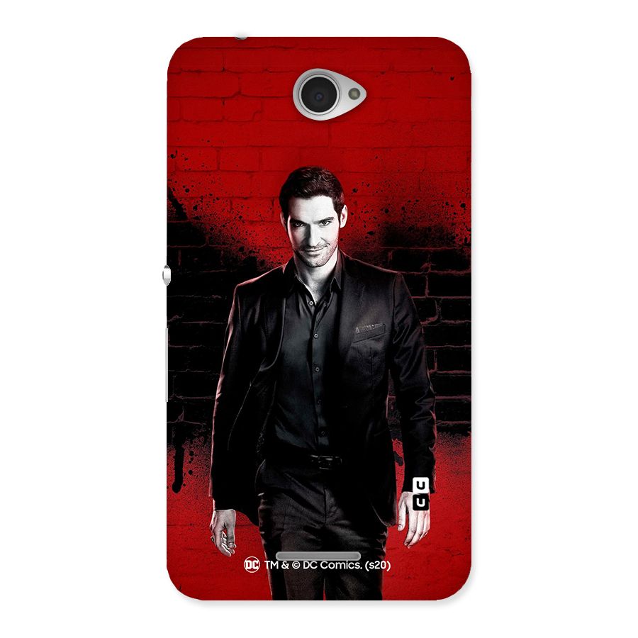 Lucifer Morningstar Wings Shadow Back Case for Sony Xperia E4