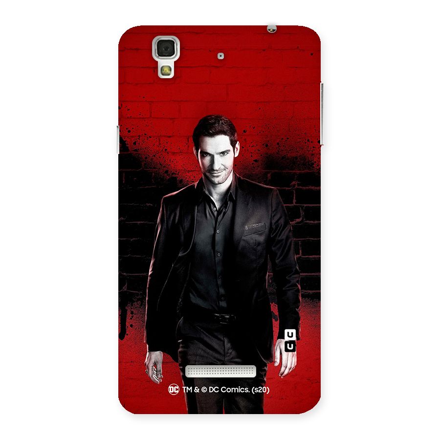 Lucifer Morningstar Wings Shadow Back Case for YU Yureka Plus
