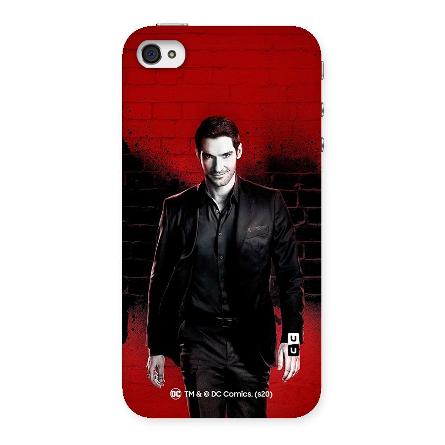 Lucifer Morningstar Wings Shadow Back Case for iPhone 4 4s