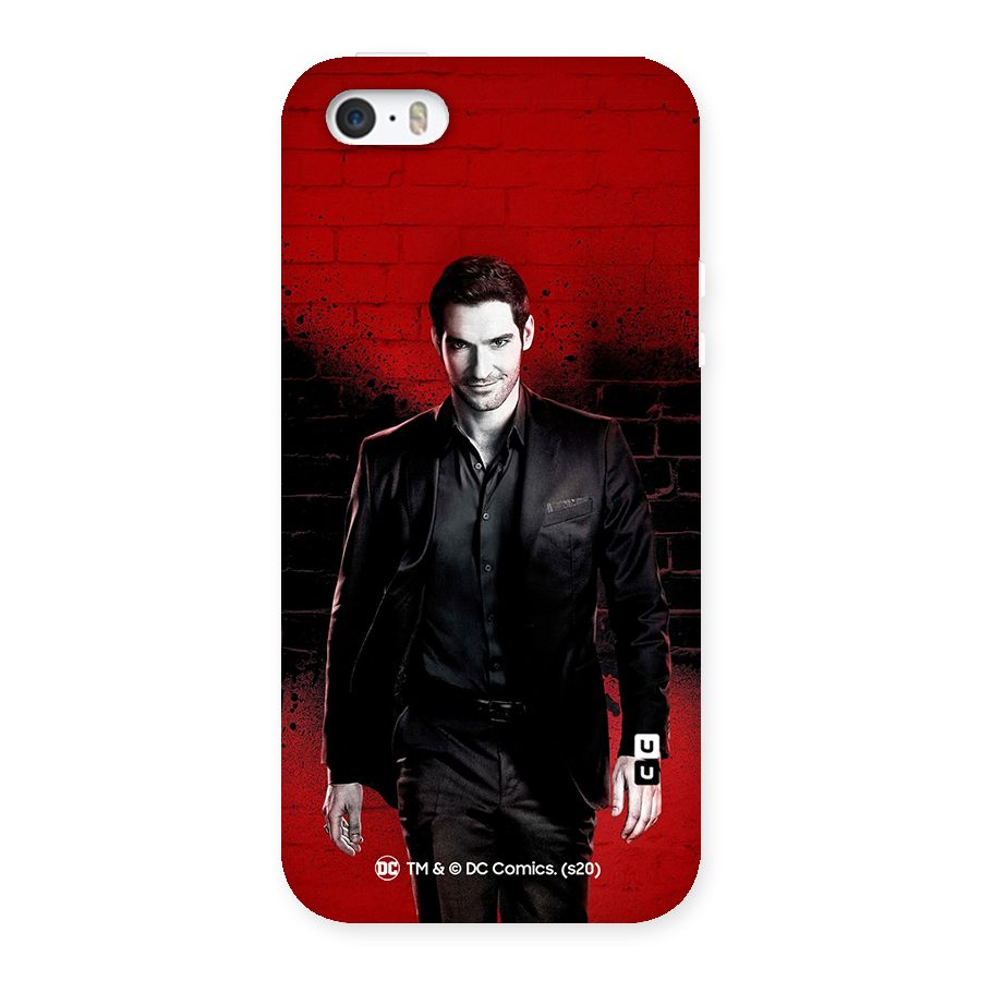 Lucifer Morningstar Wings Shadow Back Case for iPhone SE