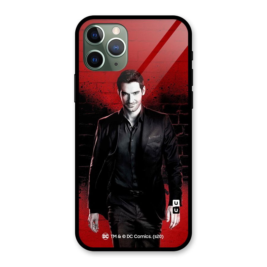 Lucifer Morningstar Wings Shadow Glass Back Case for iPhone 11 Pro