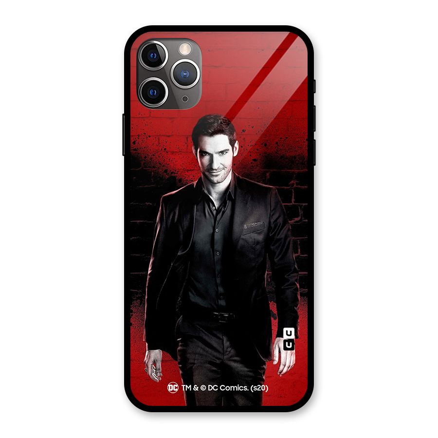 Lucifer Morningstar Wings Shadow Glass Back Case for iPhone 11 Pro Max