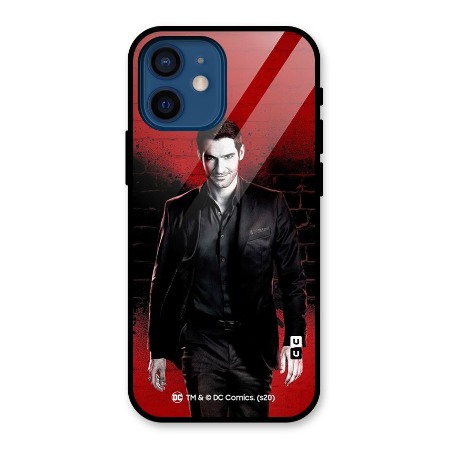 Lucifer Morningstar Wings Shadow Glass Back Case for iPhone 12 Mini
