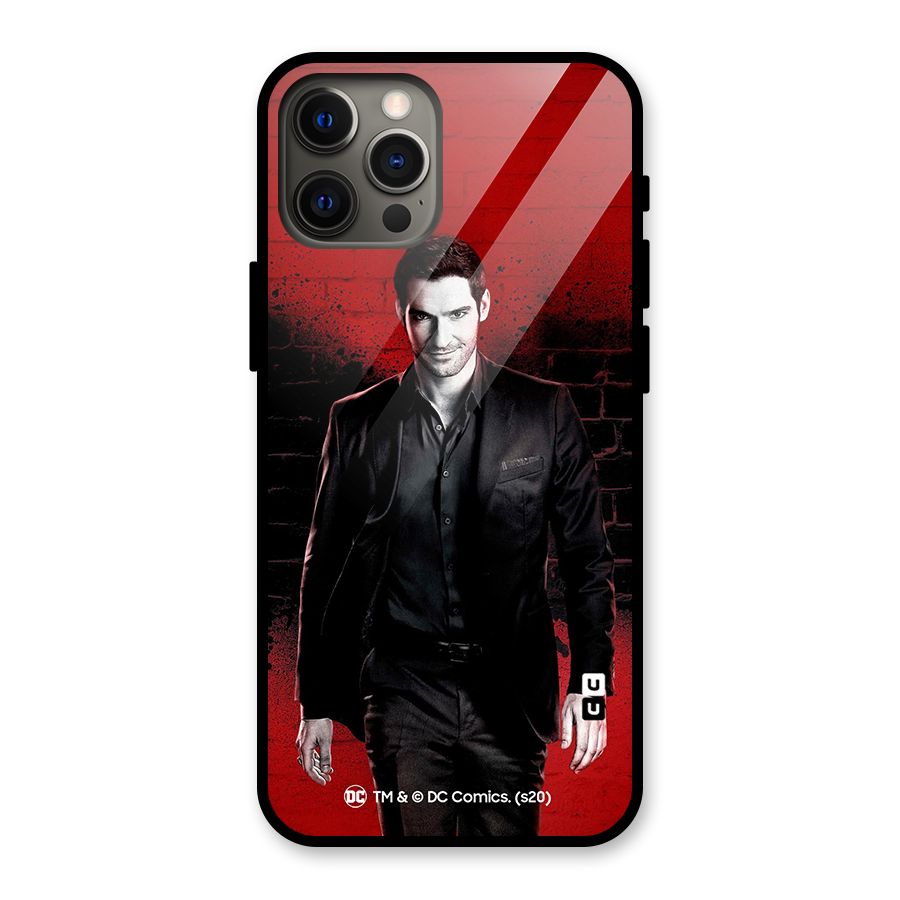 Lucifer Morningstar Wings Shadow Glass Back Case for iPhone 12 Pro Max