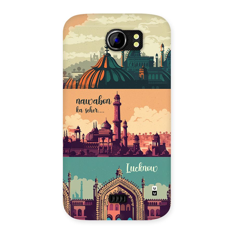 Lucknow City Back Case for Canvas 2 A110