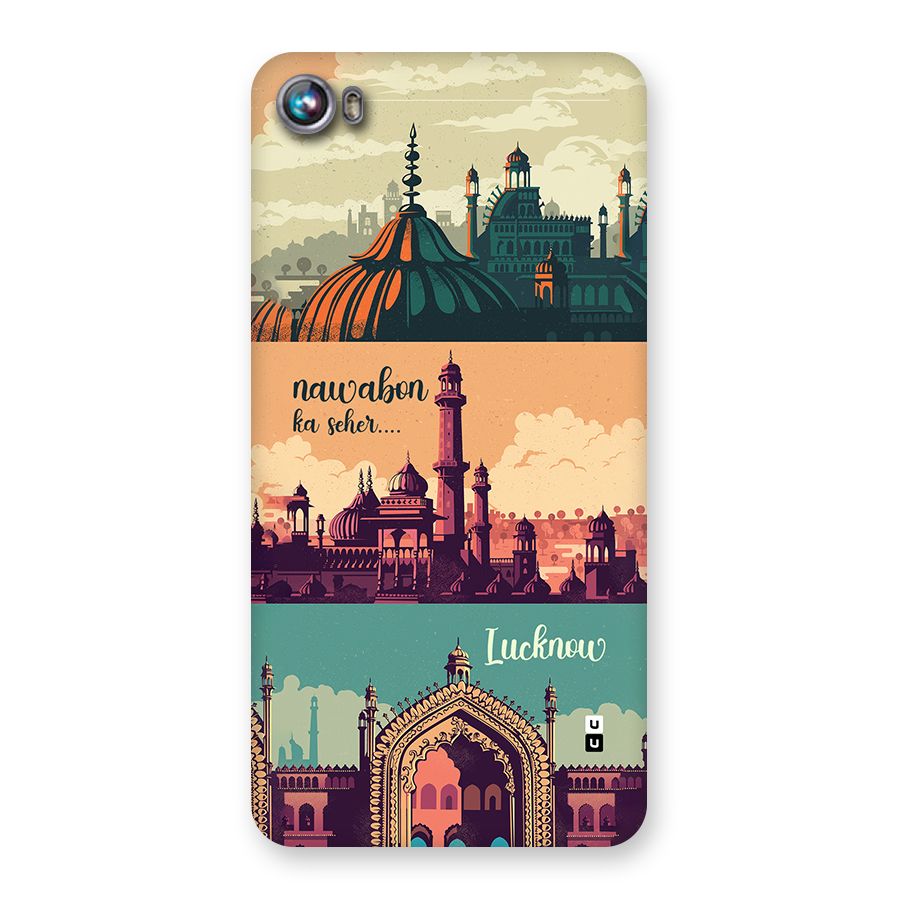 Lucknow City Back Case for Canvas Fire 4 (A107)